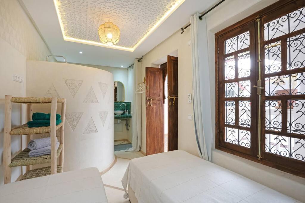 Riad El Khir En Centre Ville Rooftop Et Bassin Marrakesh Buitenkant foto