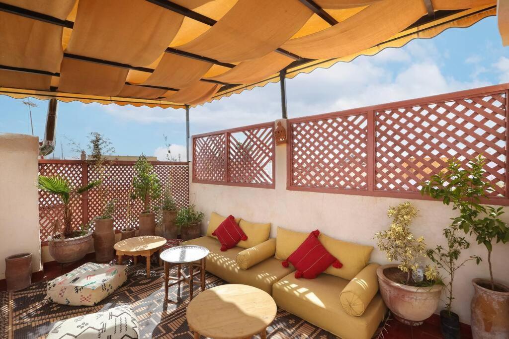 Riad El Khir En Centre Ville Rooftop Et Bassin Marrakesh Buitenkant foto